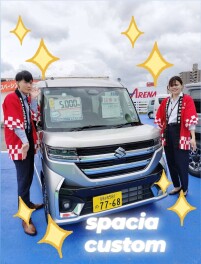 広々室内空間！！スペーシアカスタム！！